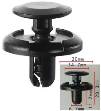 Кліпса Mitsubishi Honda Lexus Toyota Fiat Suzuki 0940907332, 9046707164, 0155309191 (C1399) 74010 фото