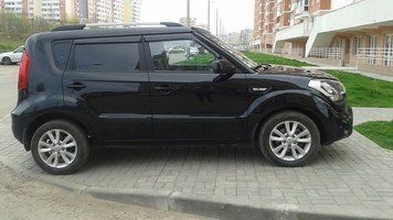 Дефлектори вікон вітровики Kia Soul 2009- K11309 фото