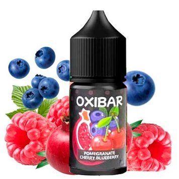 Рідина Оxibar Преміум 30 ml 50 mg Pomegranate Blueberry Cherry Гранат Чорниця Вишня 68660 фото