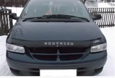 Дефлектор капоту мухобійка для Chrysler Voyager III 1995-2001 3482 фото