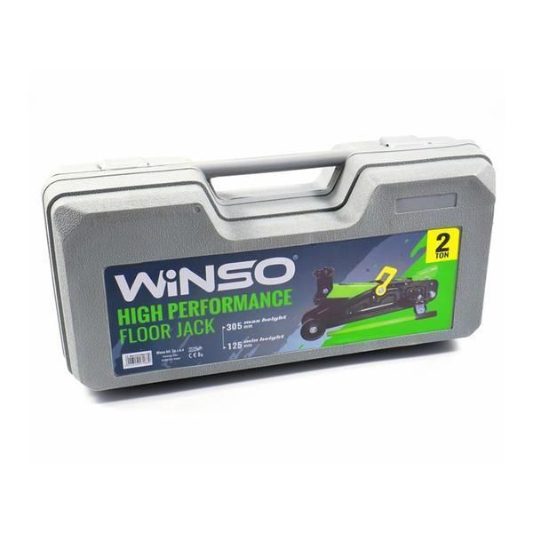 Домкрат гідравлічний підкатний Winso 2 т / 125-305 мм / Пластиковий бокс (171660) 57087 фото