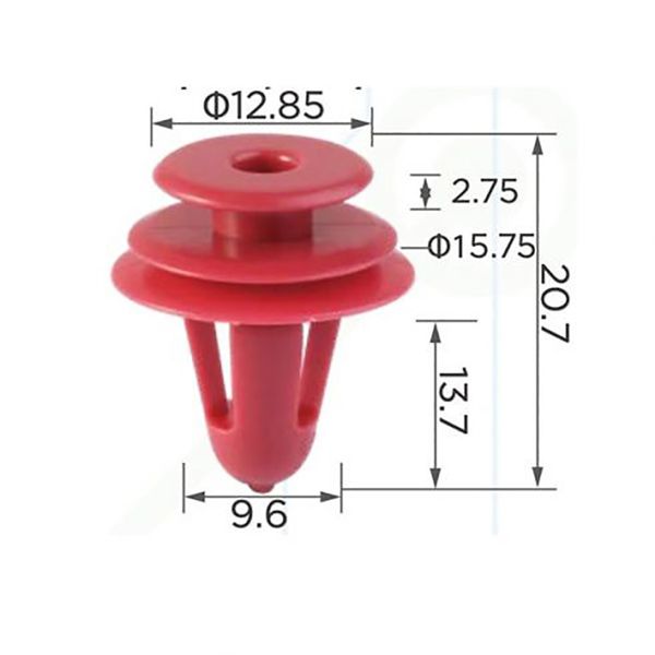 Кліпса кріплення обшивки дверей GM Корейці (ОЕМ 6777113020 6777112050 95008221 30006620 94530670) (C0371) 67439 фото