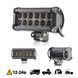 Фара LED Балка Лидер 165x75x55 mm / 36W / 3W*12 / 10-30V / Дальний (D-36W Black) 60668 фото 2