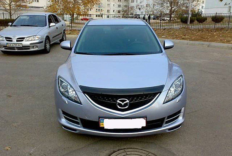 Дефлектор капоту мухобійка для MAZDA 6 2008-2012 1502 фото