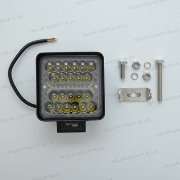 Додаткова LED фара 66W (3W*22) 10-30V 110x110x45 mm Далека 1 шт 56246 фото