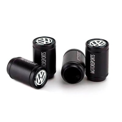 Защитные колпачки на ниппеля Volkswagen Черные 4 шт 57487 фото