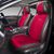Накидки для передних сидений Алькантара Palermo Premium Красные 2 шт 44612 фото