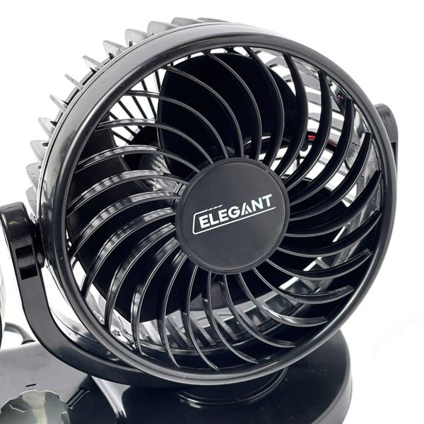 Автомобільний вентилятор Elegant 24V на підставці два режима 10 см (EL101 546) 51005 фото