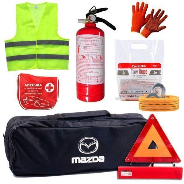 Набір автомобіліста технічної допомоги для Mazda з логотипом марки авто 40240 фото