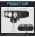 LED Фара Світлодіодні три лінзи 85W 8500Lm 6500K / 3200K DC9-30V IP66 (E06L) 1шт 101107 фото 3
