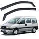 Дефлектори вікон вітровики для Fiat Jumpy Scudo Expert 1997-2007 Довгий вниз до дзеркала Voron Glass 83055 фото 1