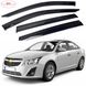 Дефлектори вікон вітровики HIC для Chevrolet Cruze 2009- седан (CHR49) CHR49 фото 1