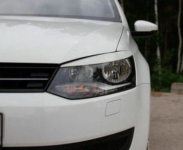Вії фар Fly для VW Polo 09-14 Чорні 2 шт 51561 фото