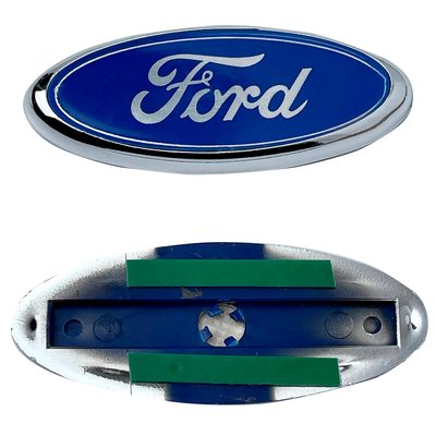 Эмблема для Ford 90 x 35 мм / пластиковая малая / скотч 3M 21343 фото