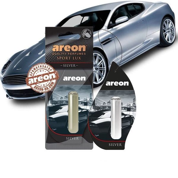 Ароматизатор воздуха Areon Lux Sport Liquid 5 ml Silver Оригинал (LX02-12270) 58266 фото