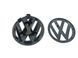 Эмблема передняя задняя Volkswagen Golf V (GTI) черная матовая (d=125 мм 110 мм) пластик 95735 фото 2
