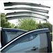 Дефлектори вікон вітровики Benke для Toyota Camry 50 / 55 Europa (Хром Молдинг Нержавіюча сталь 3D) 55470 фото 2