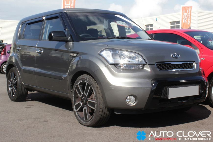 Дефлектори вікон ветровики для Kia Soul 2008-2014 4 шт (Auto Clover) 89872 фото