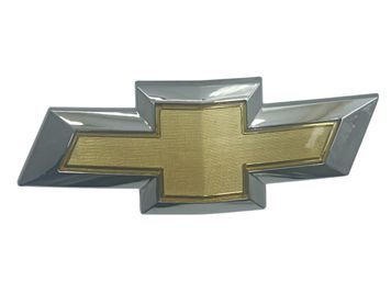 Эмблема Chevrolet Золота+Хром 230х82мм на направляющих 90422 фото