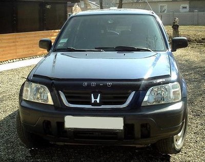 Дефлектор капоту мухобійка Honda CR-V 1995-2002 13 фото