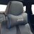 Подушка на підголівник з логотипом Jeep Екошкіра 3D Кольоровий лого Чорні-Синій кант 1 шт 91600 фото