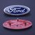 Емблема для Ford 148 x 60 мм Focus у зборі скотч 3M / напрямні 148 x 60 мм / Польща 21348 фото