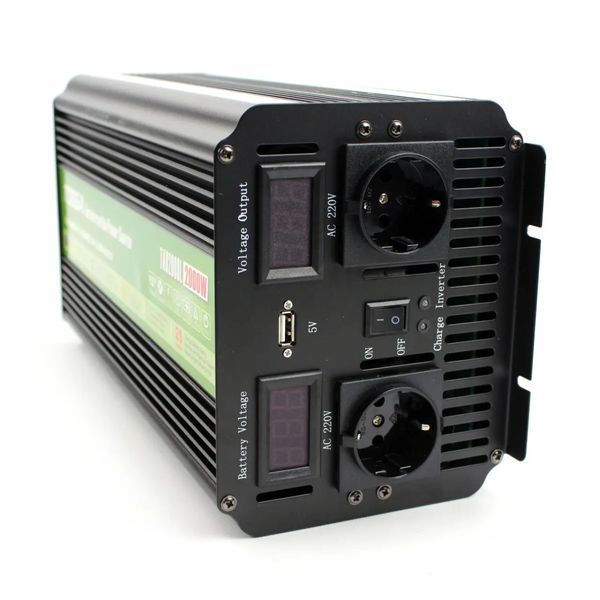 Преобразователь напряжения (инвертор) Tossa 12V-220V/2000W Модифицированный Синус С Функцией Зарядки UPS (TAU2000L-2000W) 74944 фото