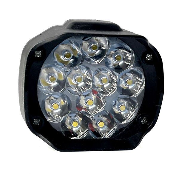 Додаткова LED фара 65x78x70 мм / 12W (1W*12) 12-85V Далеке світло 1 шт 53551 фото