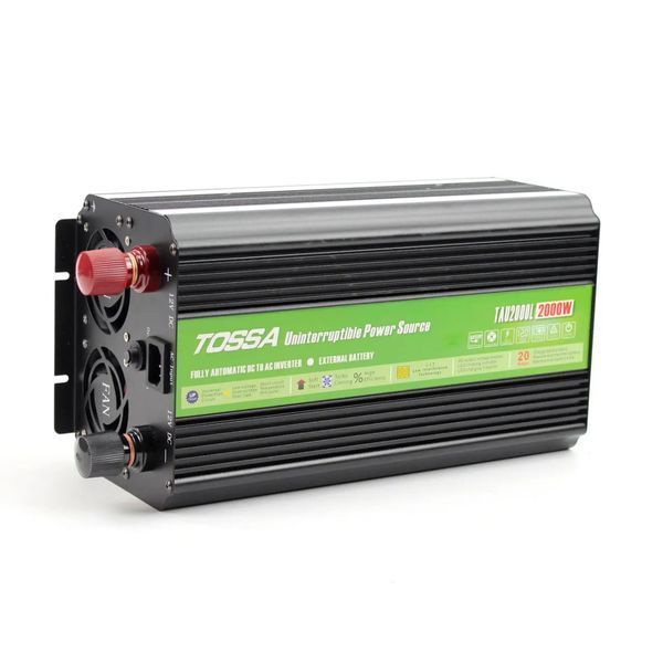 Преобразователь напряжения (инвертор) Tossa 12V-220V/2000W Модифицированный Синус С Функцией Зарядки UPS (TAU2000L-2000W) 74944 фото