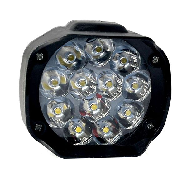 Додаткова LED фара 65x78x70 мм / 12W (1W*12) 12-85V Далеке світло 1 шт 53551 фото