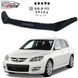 Дефлектор капота мухобойка Mazda 3 2009-2013 седан хэтчбек Евро Крепление (Vip Tuning) MZD09 310 фото 1