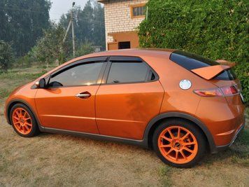 Дефлектори вікон вітровики Honda Civic VIII хечбек 5d 2006 H10306 фото
