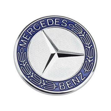Эмблема капота Mercedes-BenzХром Синий d=37 мм (на 3 направляющих) OEM A0008171901 95309 фото