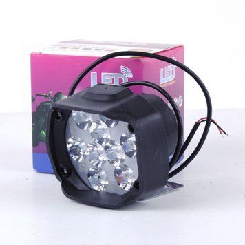 Додаткова LED фара 27W (3W*9) 12-85V 97*76*40mm Дальний (72-27W) 1 шт (3295) 53805 фото