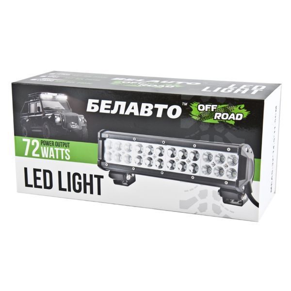 Світлодіодна додаткова LED фара БЕЛАВТО Sport Далеко Алюмінієвий корпус (BOL2403S) 62363 фото
