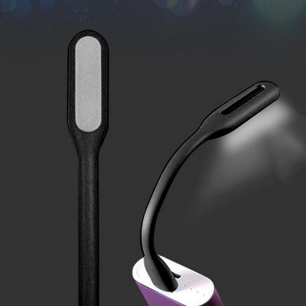 Гибкая LED лампа USB для ноутбука повербанка с автозарядкой (IDC-008) 63322 фото