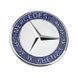 Емблема капота Mercedes-Benz хром+синій d=37мм (на 3 напрямних) OEM A0008171901 95309 фото 1