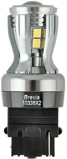 LED автолампа Brevia PowerPro 12/24V P27W 350Lm 14x2835SMD 6000K CANbus W2,5x16d 2 шт (10338X2) 10338X2 фото