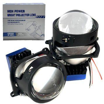 Автомобильные BI-LED линзы D3" дюйма D76 мм A3 50 / 60Вт 5500К 2 шт 94961 фото
