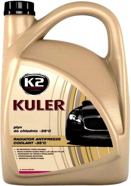 Антифриз концентрат K2 Kuler Long Life -80 Рожевий G13/G13+ Оригінал 5 л (T215R) (K20425) 59405 фото