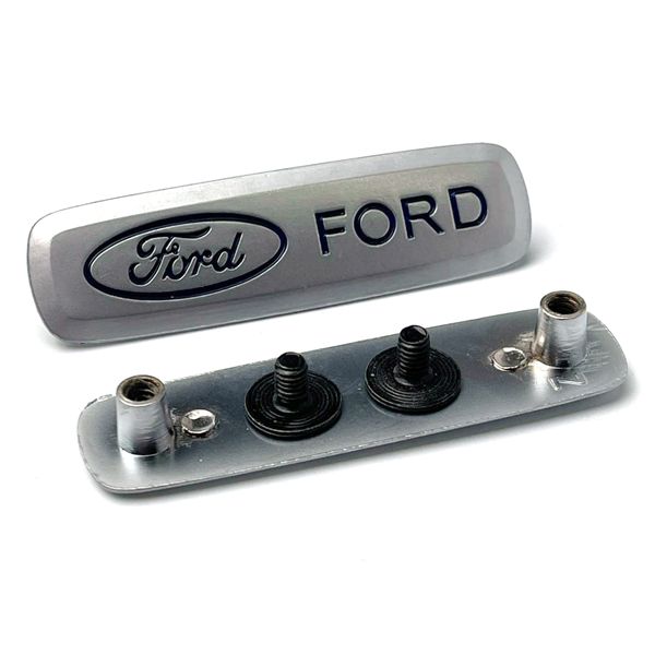 Эмблема шильдик Ford для автомобильных ковриков Алюминий 1 шт 60777 фото