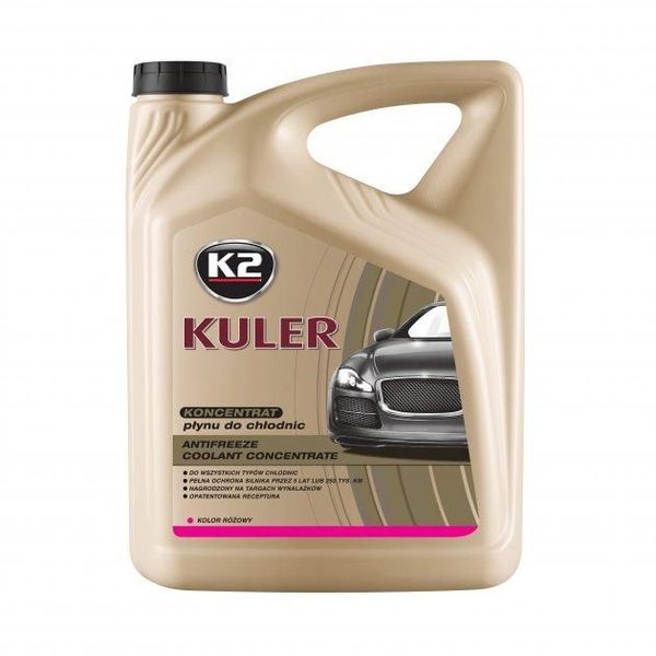 Антифриз концентрат K2 Kuler Long Life -80 Рожевий G13/G13+ Оригінал 5 л (T215R) (K20425) 59405 фото