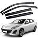 Дефлектори вікон вітровики для Mazda 3 2003-2009 Хечбек Гнучкі (Acrylic) 86930 фото
