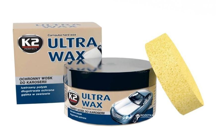 Поліроль кузова воскова паста Ultra Wax K2 / 300 г (K073) 22865 фото