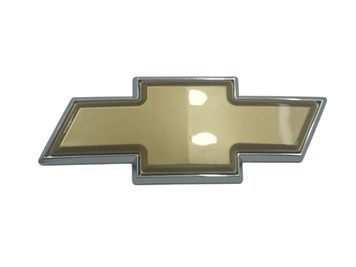 Эмблема Chevrolet Золота+Хром 130х50мм (на скотче и 2 направляющих) 90424 фото