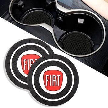 Антискользящий коврик В Подстаканник Fiat ⌀7 см 2 шт 62995 фото