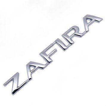 Емблема напис ZAFIRA Зафіра 145х18 мм Хром (Завод) 88943 фото