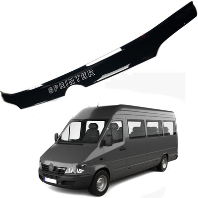 Дефлектор капоту мухобійка Mercedes-Benz Sprinter 2002-2006 Voron Glass S4C_MM20200 фото