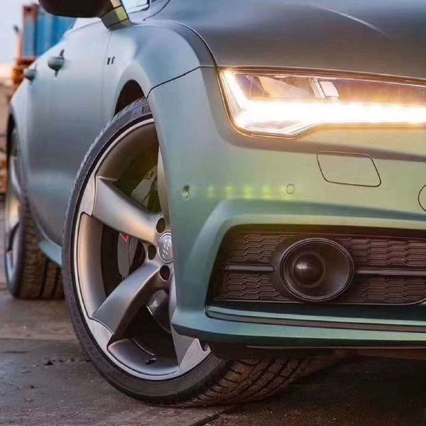 Автомобильная Виниловая Пленка ПВХ Super Matte Satin Army Green 1.52 Метра х 1 Метр 160 микрон (CL-MS-11) 86509 фото