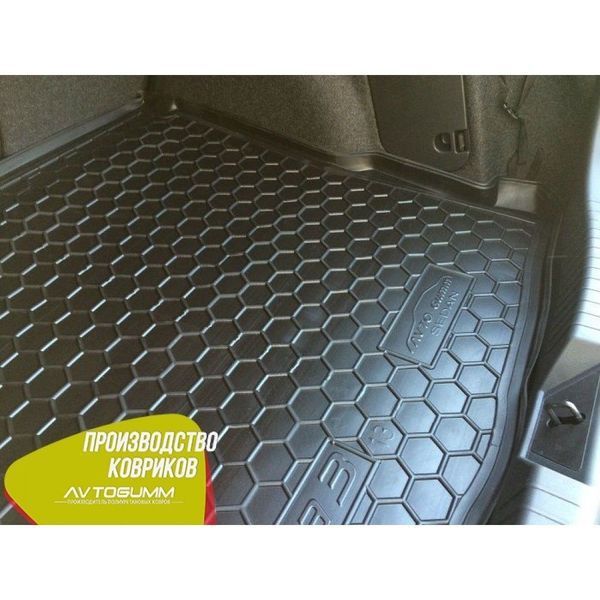Автомобильный коврик в багажник Mazda 3 2014- Sedan / Резиновый (Avto-Gumm) 27001 фото